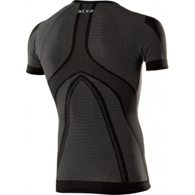 Maglia Termica Moto Black Carbon Six2 Bambino